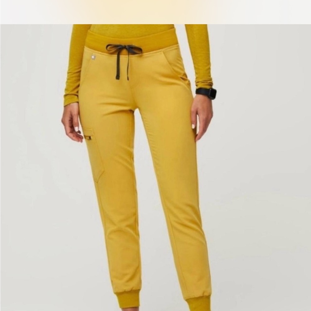 Figs Mustard Jogger Pants